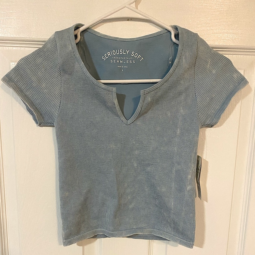 Aéropostale Small Blue Seamless Shirt